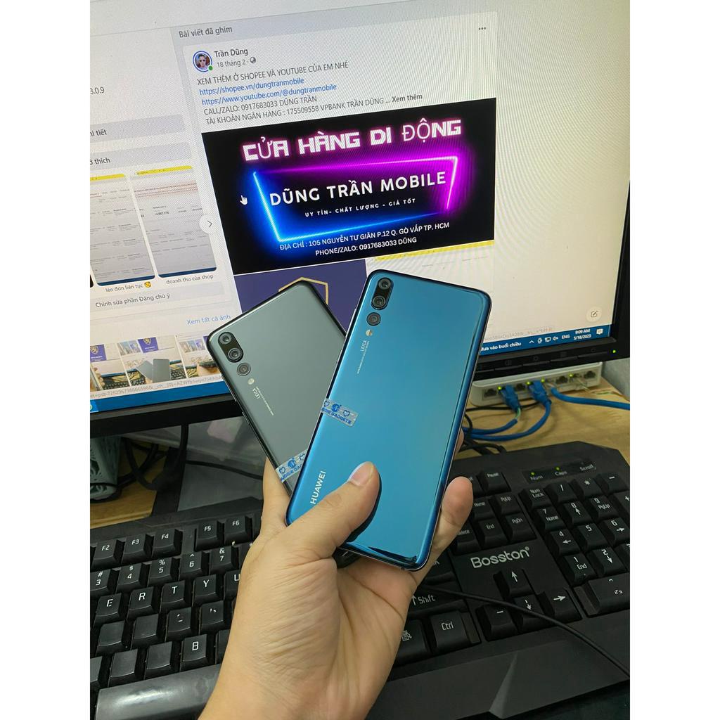 Điện thoại huawei p20 pro máy đẹp nguyên zin bản quốc tế 2 sim ram 6/128g
