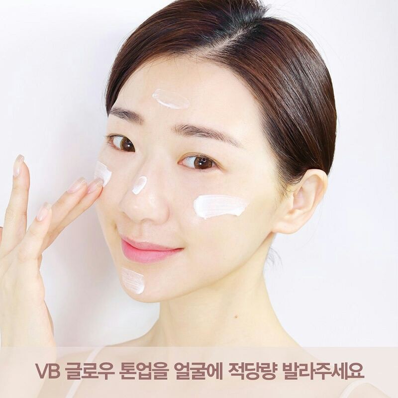 Kem Dưỡng Trắng 9Wishes VB  Glow Tone Up Cream