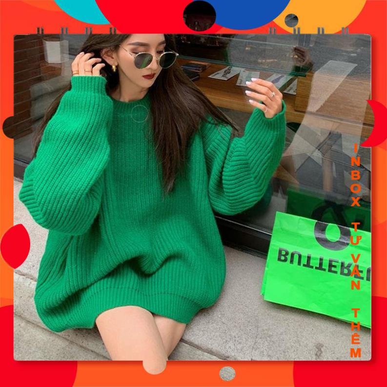 Áo len nữ dài tay cổ tròn màu đen thời trang Hàn LieuTheOrboHP Shop | BigBuy360 - bigbuy360.vn