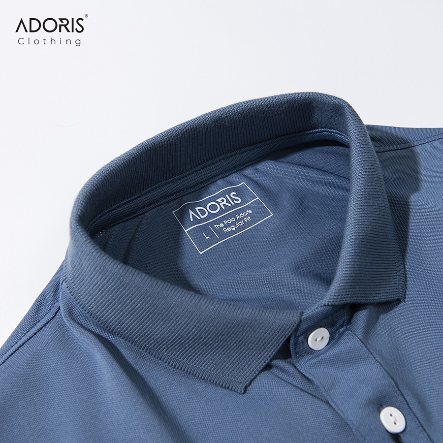 Áo thun nam có cổ tay ngắn, áo POLO nam cổ trơn, vải Cotton cá sấu, áo phông nam có cổ trơn ADORIS PL21 | BigBuy360 - bigbuy360.vn