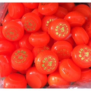 50 hộp nhựa đỏ cở trung 4,5cm đựng dây chuyền, bông, nhẫn, lắc vvv