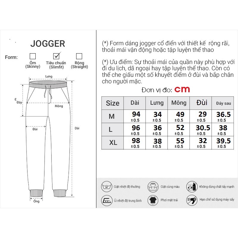 Quần Dài Nam Vải Thể Thao Thời Trang Thương Hiệu Y2010 M1 20728 |YaMe|