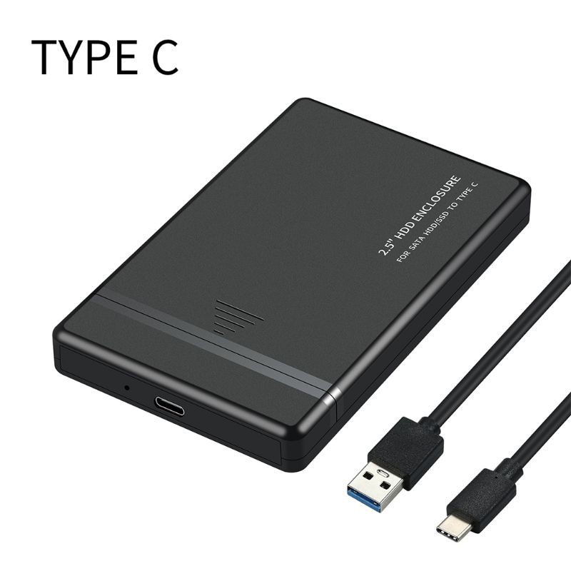 Hộp Đựng Ổ Cứng Ngoài 2.5 Inch Usb 2.0 / 3.0 / 3.1 Type-C Ốp