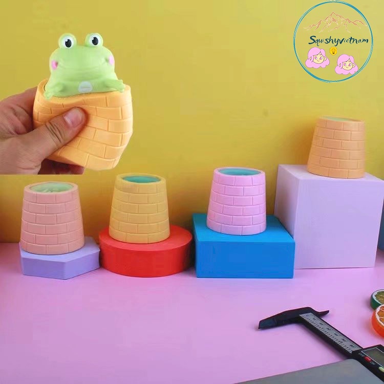 Đồ chơi bóp ếch ngồi đáy giếng giảm stress co dãn đàn hồi ngộ nghĩnh