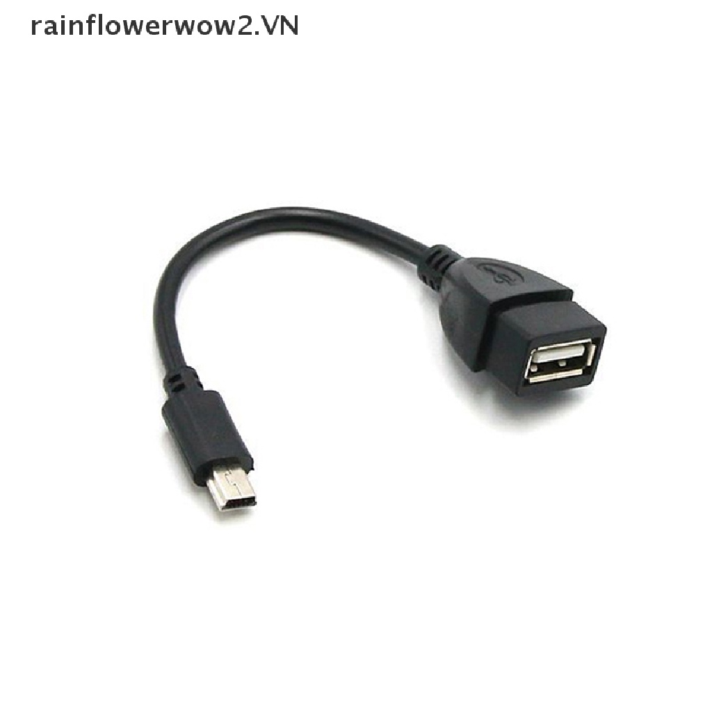 Đầu Chuyển Đổi OTG Từ Mini USB Sang Cổng Cắm USB Chuyên Dụng Cho Máy Quay Video / Xe Hơi