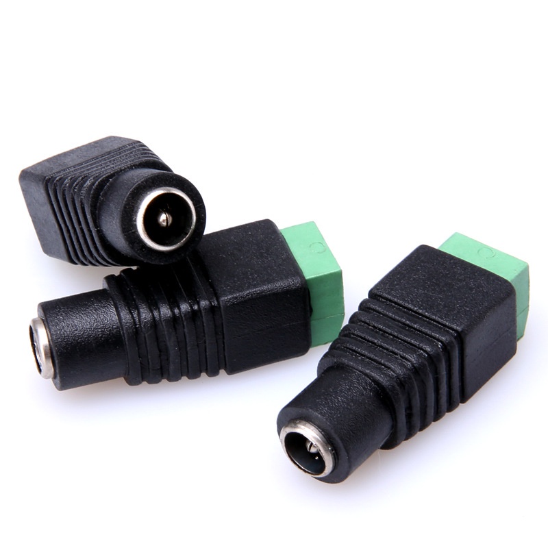 Đầu nối nguồn DC 5.5x2.1mm kiểu vặn ốc