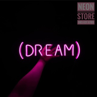 Đèn 𝐍𝐞𝐨𝐧 " DREAM " trang trí không gian (TẶNG NGAY mạch điều khiển tích hợp)