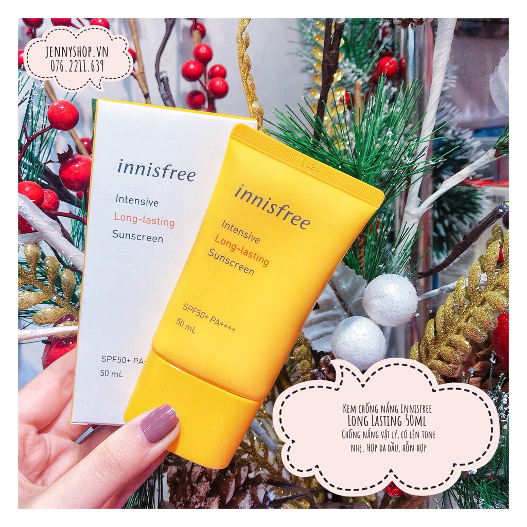 Kem Chống Nắng Innisfree Intensive Long Lasting Sunscreen SPF50 PA++++