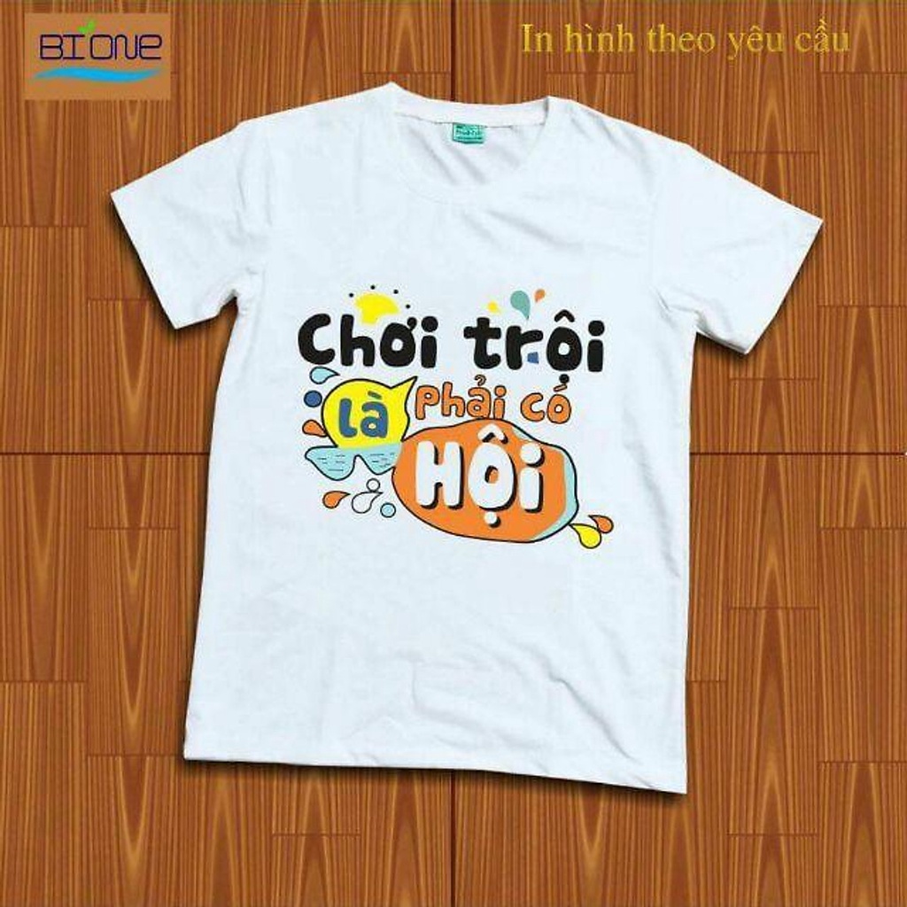 In Áo Thun Theo Yêu Cầu, Chất Liệu Cotton Co Giãn Thoải Mái, Hình In Sắc Nét