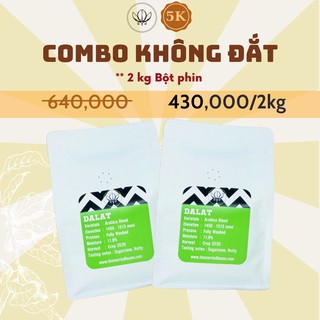 Combo 2kg cà phê phin pha sữa đá truyền thống, signatura the married beans / tiết kiệm 210.000đ