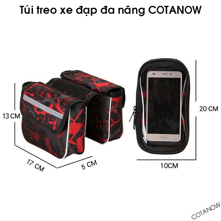 Túi Treo Xe Đạp Túi Treo Sườn Xe Đạp Chống Nước Cảm Ứng Điện Thoại COTANOW