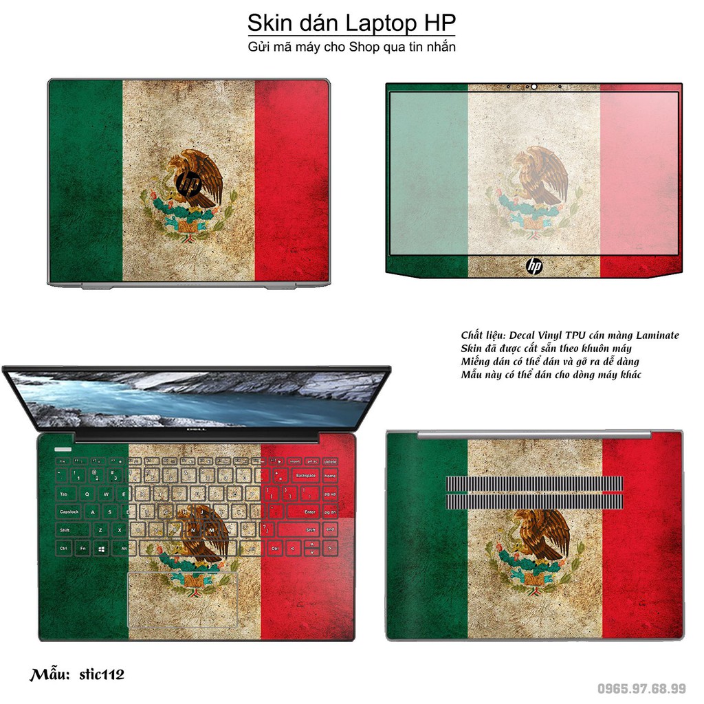 Skin dán Laptop HP in hình Hoa văn sticker nhiều mẫu 19 (inbox mã máy cho Shop)