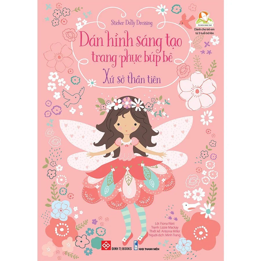 Sách - Sticker Dolly Dressing - Dán hình sáng tạo trang phục búp bê (8 cuốn) | BigBuy360 - bigbuy360.vn