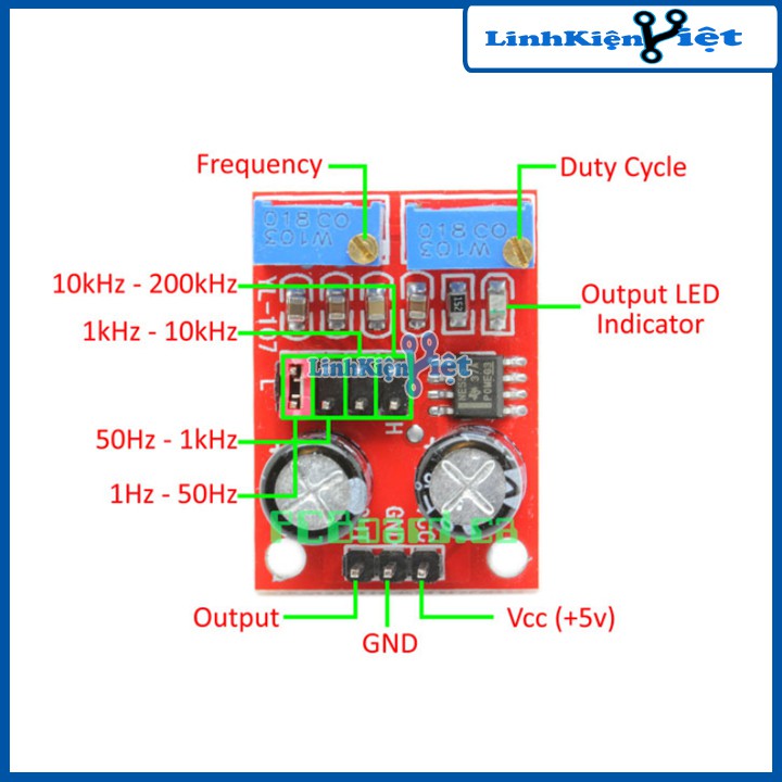 MODULE Tạo Xung NE555