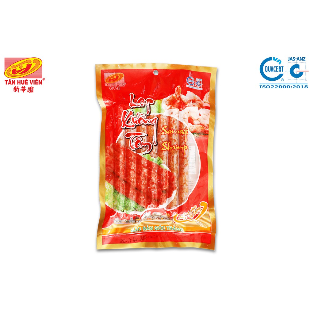 Lạp xưởng tôm Tân Huê Viên (bọc 200g)