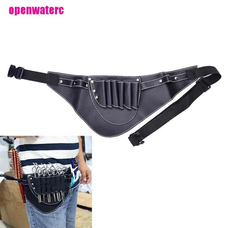Túi Da pu Đựng Kéo Cắt Tóc Đính Đinh Tán Tiện Dụng