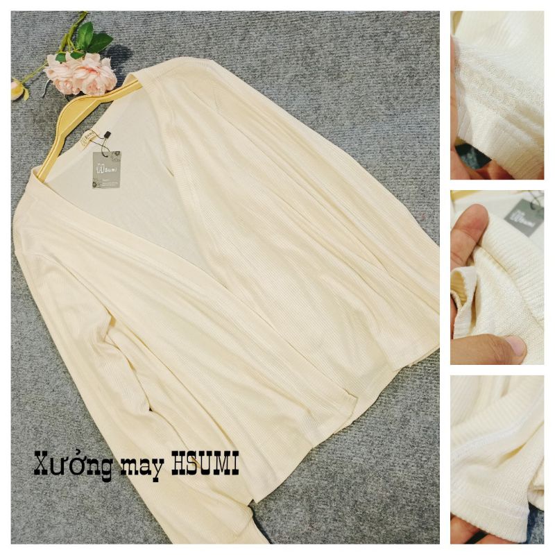 Bigsize áo khoác Cardigan hàng xịn HSUMI