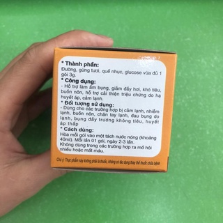 [Chính hãng] Trà gừng Đại Uy ( Hộp 10 gói )