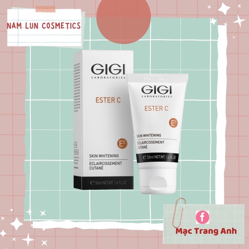 Kem dưỡng trắng da Gigi Ester C Skin Whitening