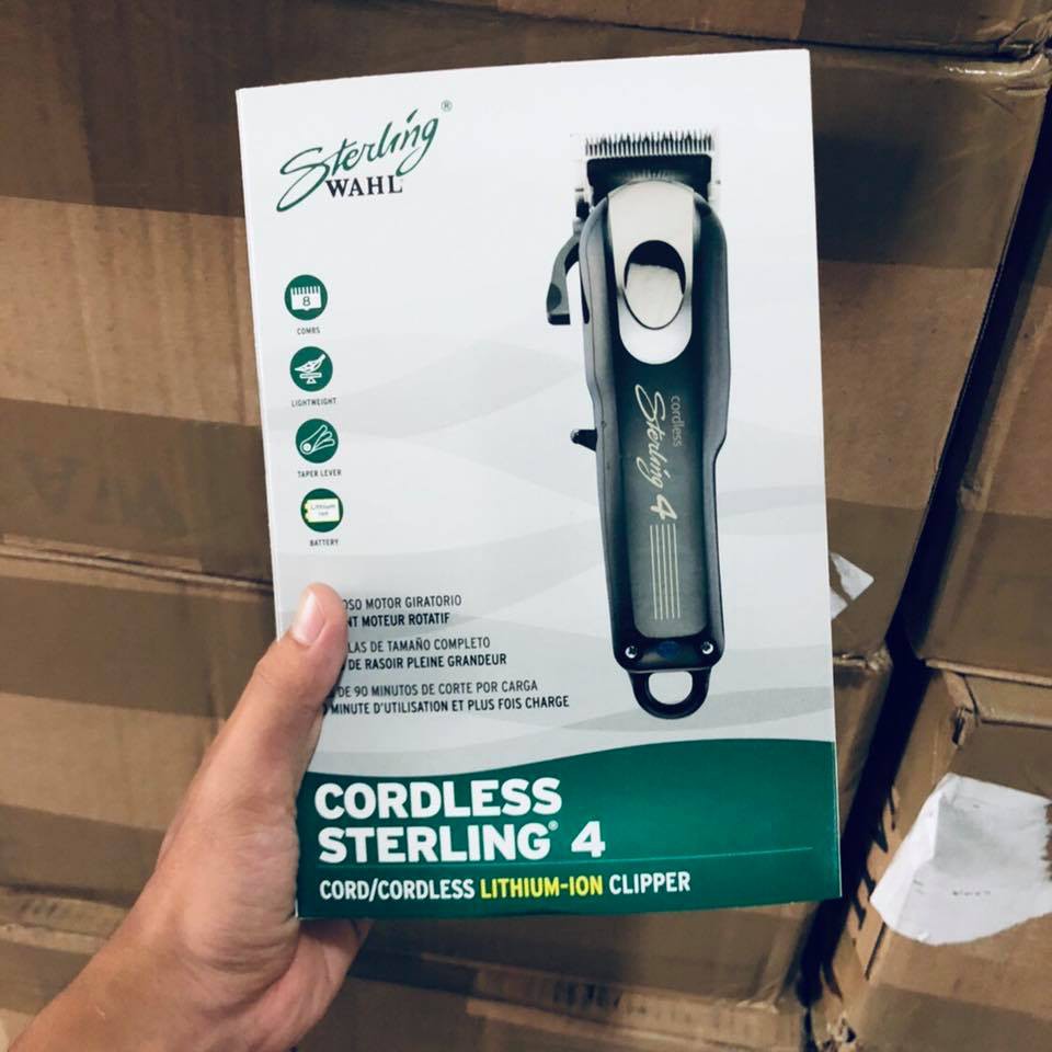 Tông Đơ Wahl Sterling 4 Cordless - Tông Đơ Cắt Tóc USA - Hàng Chính Hãng - Nội Địa Mỹ - Bảo Hành 1 Năm