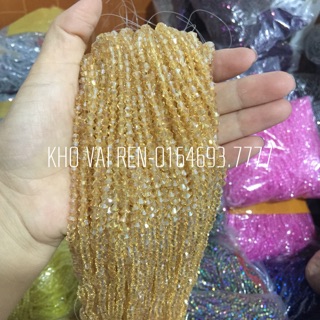 Hạt pha lê cườm kết áo