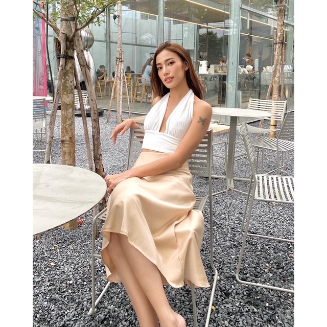 Chân váy lụa SLEEP SILK SKIRT