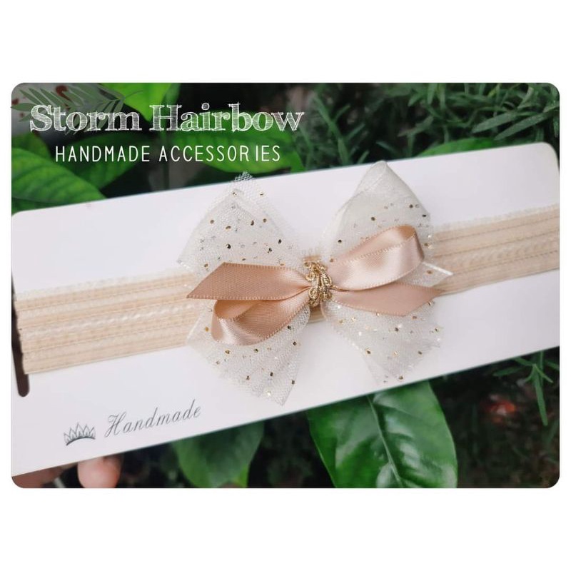 Headband beige cho công chúa