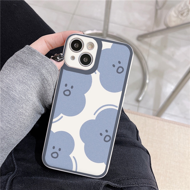 Ốp iphone - Ốp lưng iphone cạnh vuông Đám mây ngạc nhiên dành cho ip 6 đến 14promax - ng056