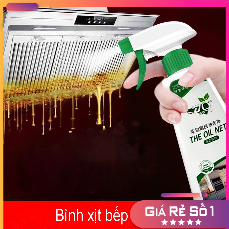 Bình Xịt Tẩy Rửa Đa Năng, Chai Xịt Tẩy Tẩy Cặn Canxi Trên Kính và Inox, Tẩy Rửa Bếp, Tẩy Nhà Tắm Dung Tích 500ML