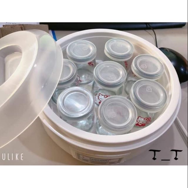 Máy làm sữa chua Chefman 8 cốc thủy tinh cao cấp
