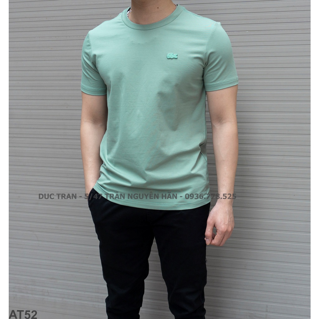 7 màu Áo thun trơn "cá sấu" - cotton co giãn thoáng mát, logo thêu xịn sò, bền đẹp bao quay máy !
