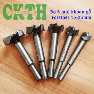 Mũi khoan khoét lỗ tròn. Bộ 5 Mũi Khoan,Khoét Ổ Khóa, Bản Lề Loại Tốt