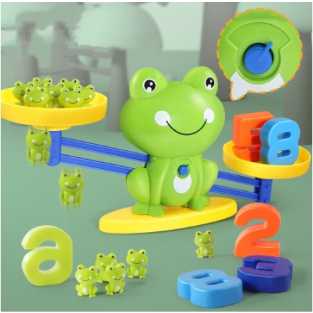 Bộ Ếch Cân Bằng Toán Học LIBRA FROG, Đồ Chơi Giáo Dục Thông Minh cho bé hỗ trợ học toán hiệu quả