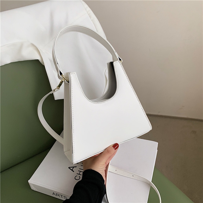 Túi đeo vai IELGY màu trơn phong cách Hàn Quốc thời trang cho nữ