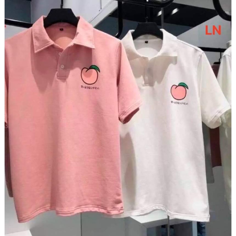 Áo polo nữ quả đào 3 màu, thanh lịch