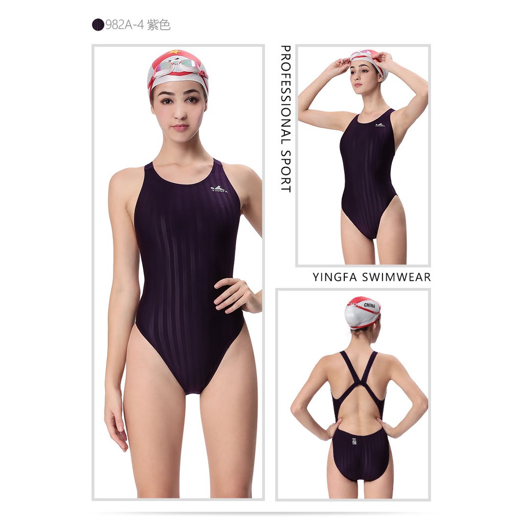 Bikini - áo bơi nữ chuyên nghiêp YingFa 982A (không có đệm ngực)