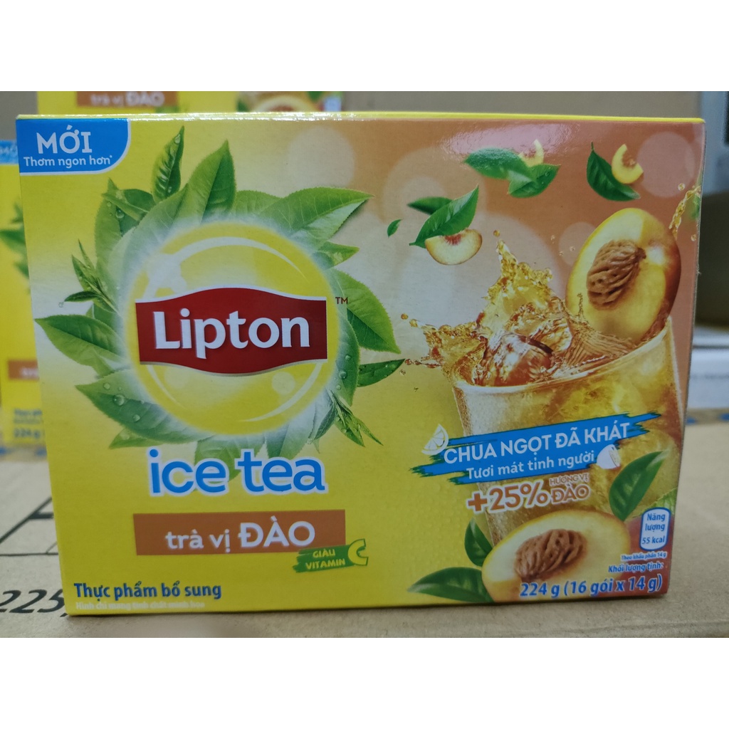 Hộp 16 gói trà Lipton Ice Tea (14g/gói)