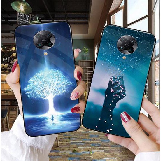 Ốp lưng họa tiết phủ bóng đẹp mắt cho Redmi K30 / redmi k30 pro chủ đề thiên nhiên