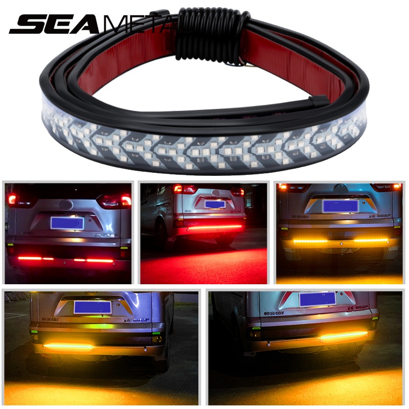 Đèn phanh ô tô Đèn cảnh báo Led Strip Chuyến đi Xin lỗi trong năm ô tô Thư tín hiệu rẽ cho xe bán tải Đuôi xe