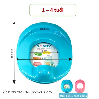 Thu nhỏ bồn cầu cho bé Nanny N0462 loại tốt nhập khẩu từ Thái Lan - đổi trả miễn phí