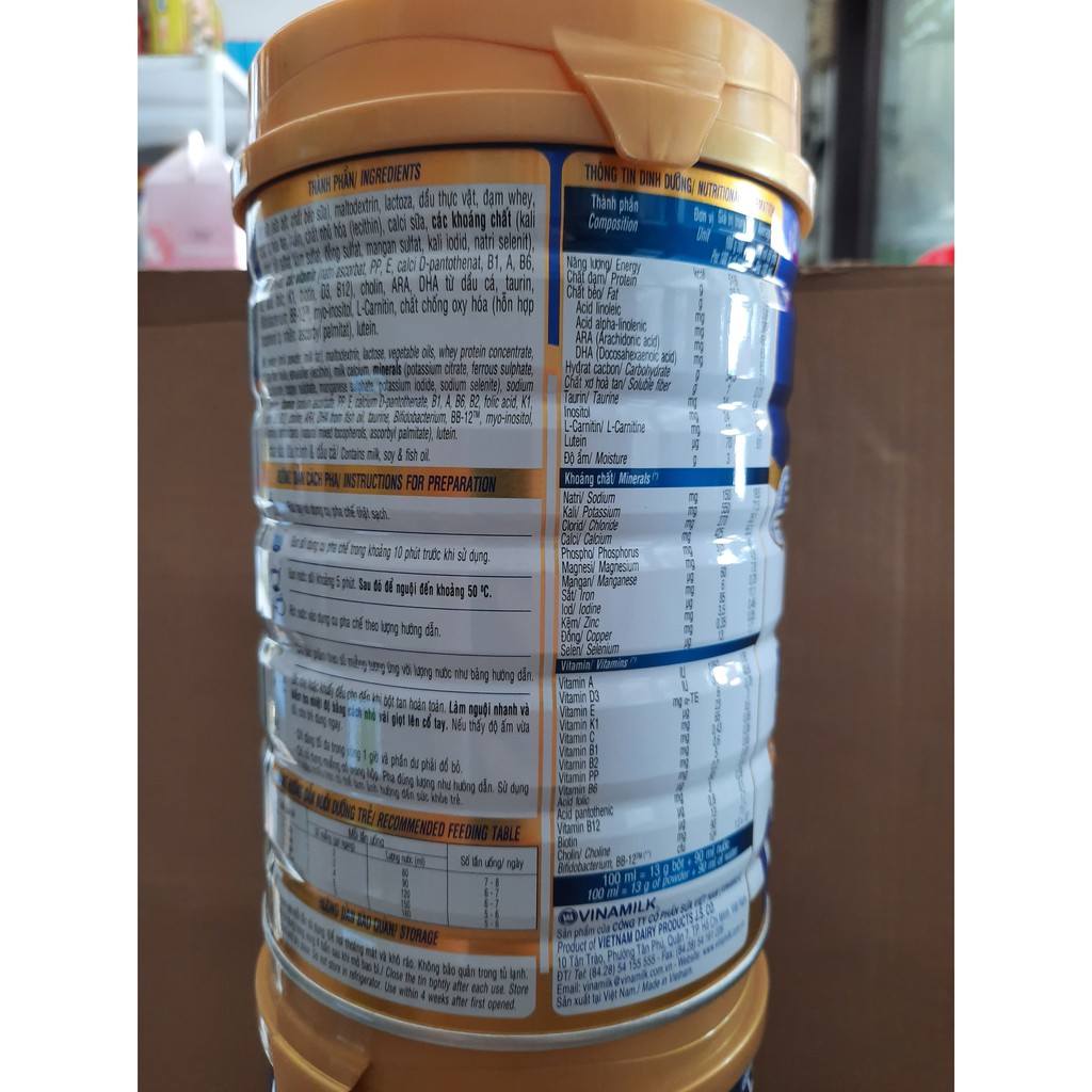 Sữa Dielac Alpha số 1, 2, 3 ,4 900G