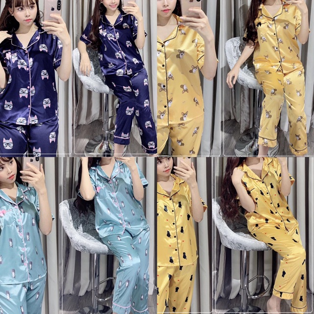 [Mã FASHIONT4WA2 giảm 10K đơn 50K] Đồ bộ pijama LỤA NTQD | BigBuy360 - bigbuy360.vn