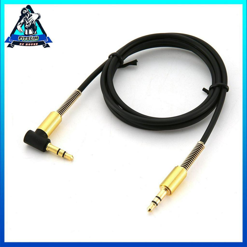 Jack Cáp âm thanh stereo Nam sang Nam Góc 90 độ Phải Aux Dây cáp