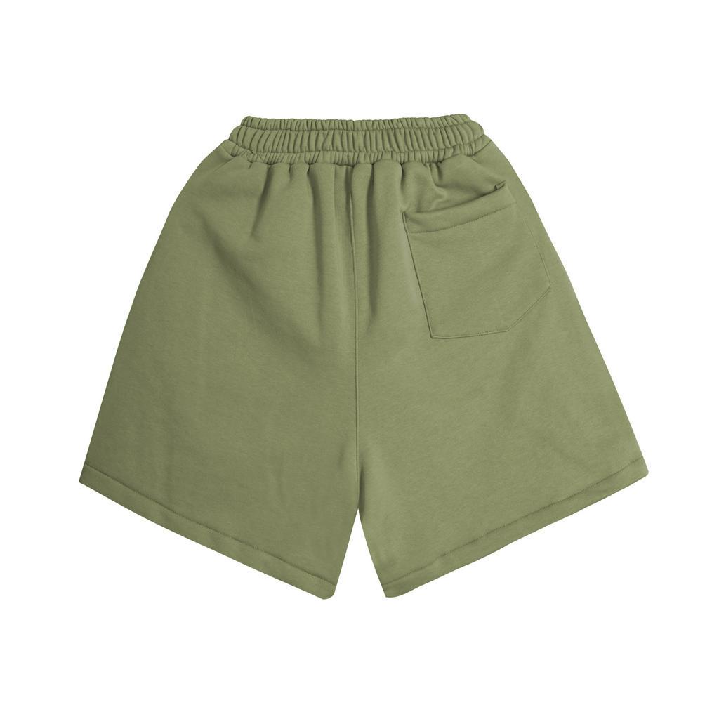 Quần short RIDICULOUS - SHORT PUNK KREAM WHITE, BLACK CANDY, Nỉ cua 100% cotton
