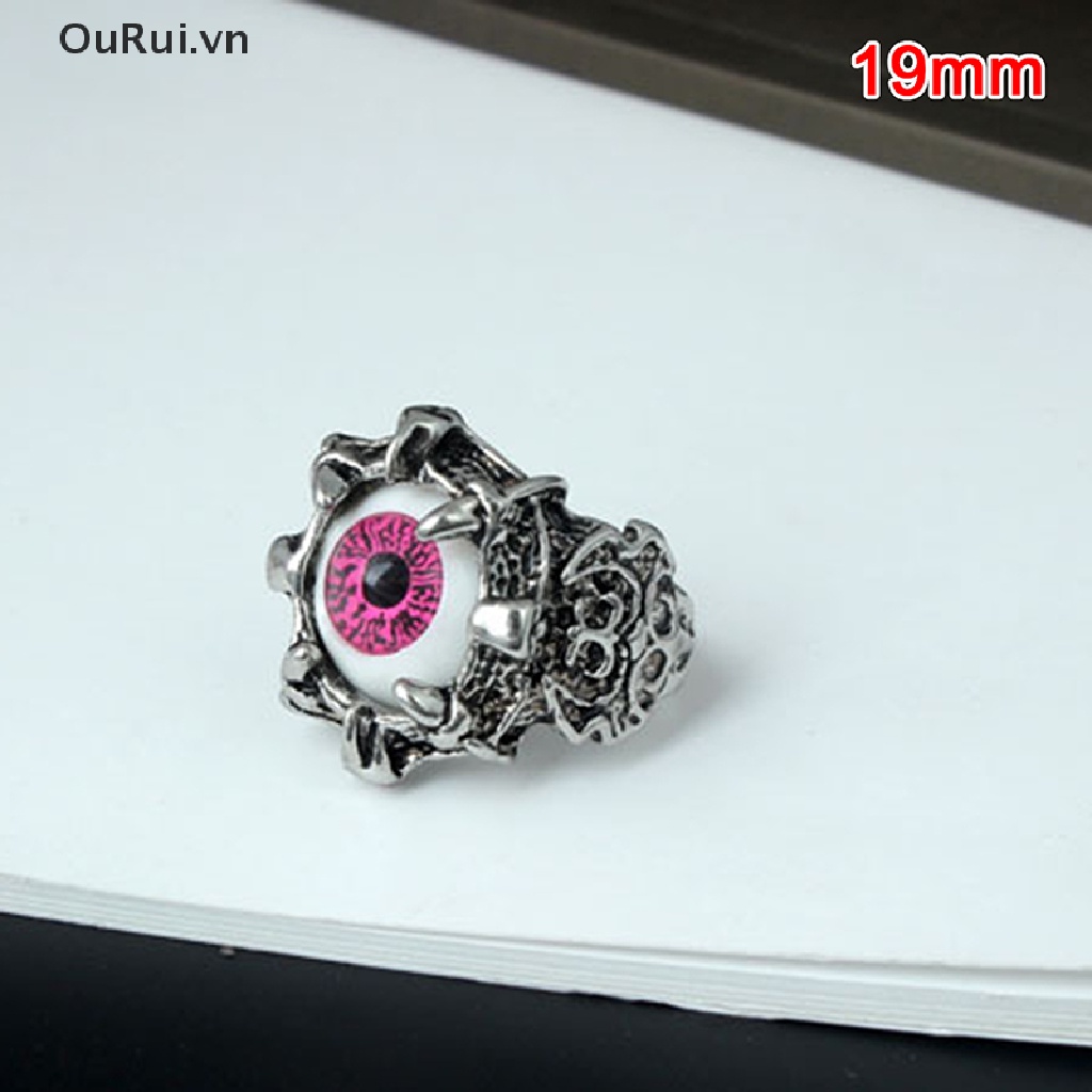 Nhẫn Đôi Mắt Bằng Thép Không Gỉ Độc Đáo