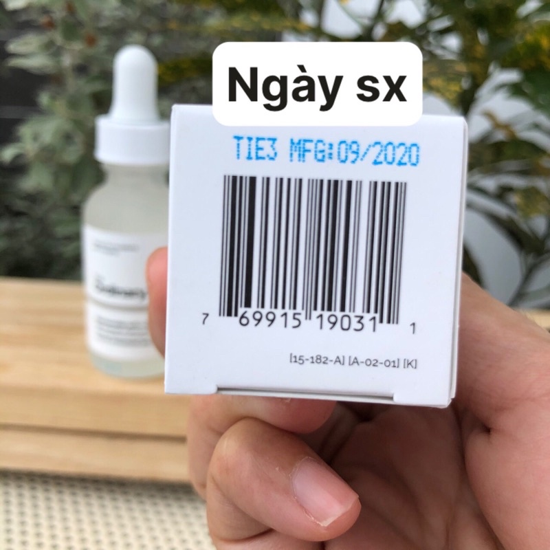 Serum The Ordinary Niacinamide 10%+Zinc 1% giảm mụn,se khít lỗ chân lông, trắng sáng da