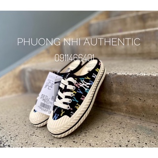 Giày MLB Mule Monogram rainbow chính hãng full tag