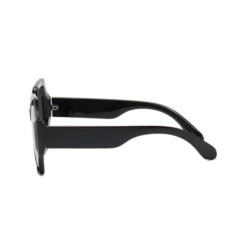 Kính Chống Tia UV400 Tròng Đa Giác Thiết Kế Độc Đáo Phong Cách Vintage Thời Trang