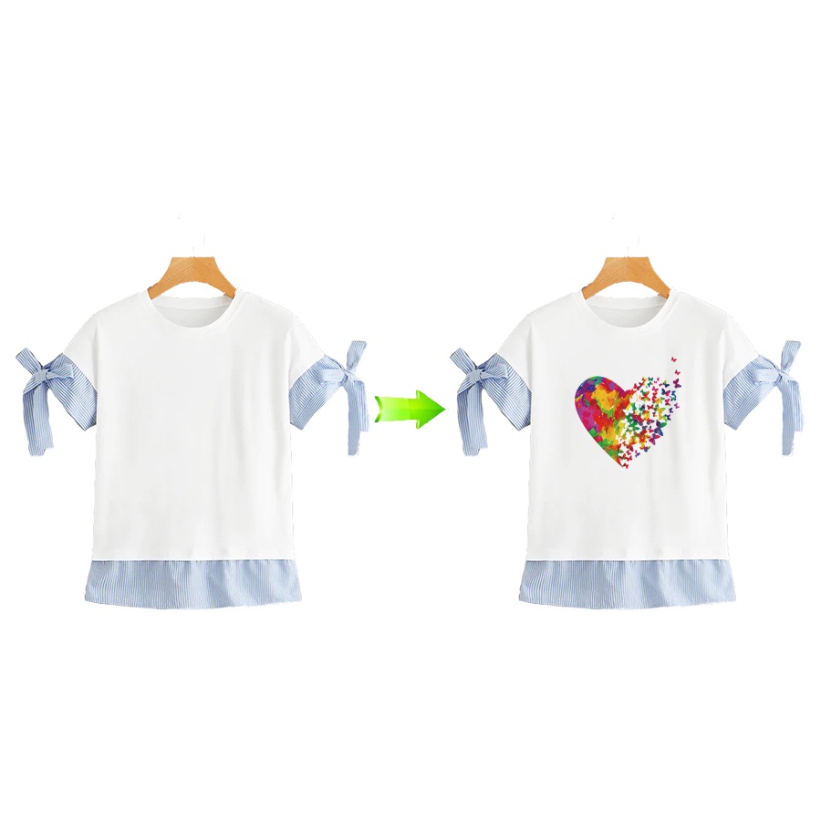 Miếng Dán Trang Trí Quần Áo Hình Bướm Xinh Xắn