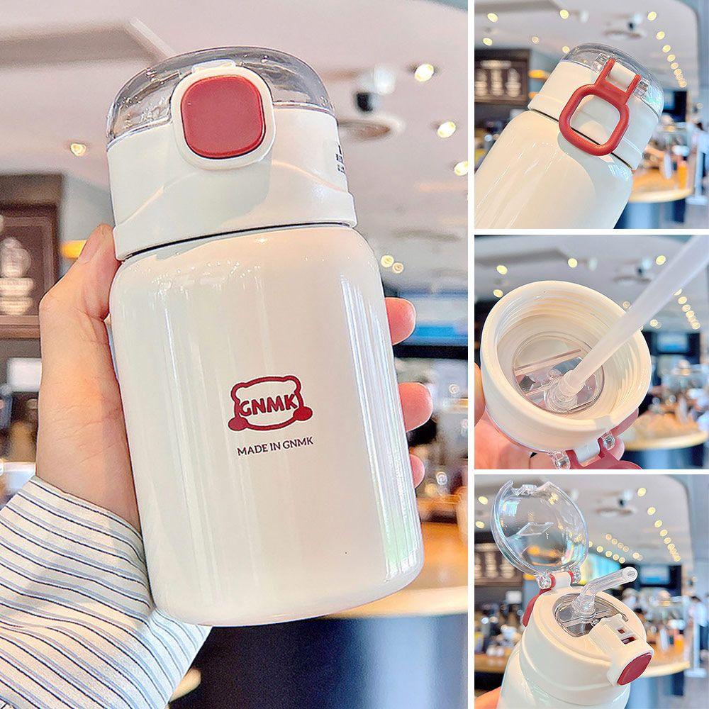 Cốc Giữ Nhiệt 450ml Có Khóa Cài Co Giãn Kiểu Dáng Dễ Thương